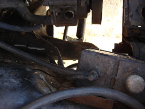 1983 Ford Bronco - Here is the charcole can side of the system after it was replaced. i get a better picture after i install the rubber line.