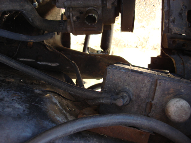 Here is the charcole can side of the system after it was replaced. i get a better picture after i install the rubber line.