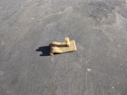 1983 Ford Bronco - this is the stock clip that holds the line to the frame. I needed the newer larger size line clips but i could not find them anywhere on th…