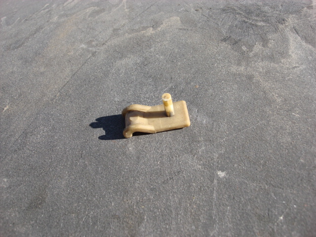 this is the stock clip that holds the line to the frame. I needed the newer larger size line clips but i could not find them anywhere on the net or in the dealerships or from doreman.