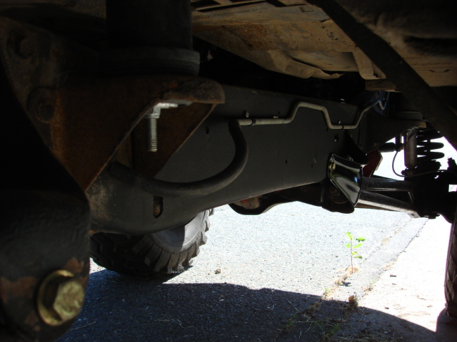 Here is the new line running down the frame sorr it was dark but the rubber loop it the tie in to the rear hard line on the inside of the frame.
