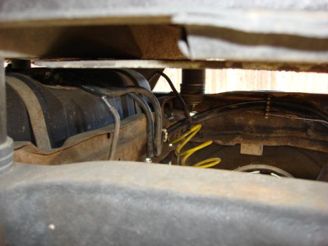 1983 Ford Bronco - here is the rear hard line to the rubber line that connects to the fuel tank.