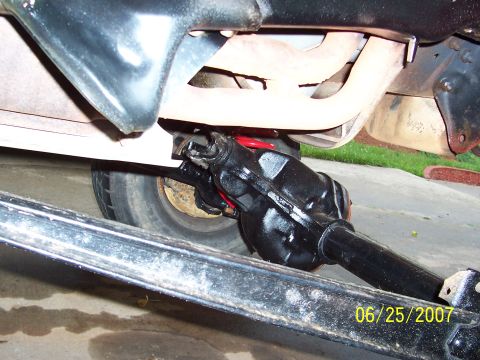 1988 Ford Bronco - Undercarriage view shows the rear differential and exhaust pipes, with a date stamp of 06/25/2007.