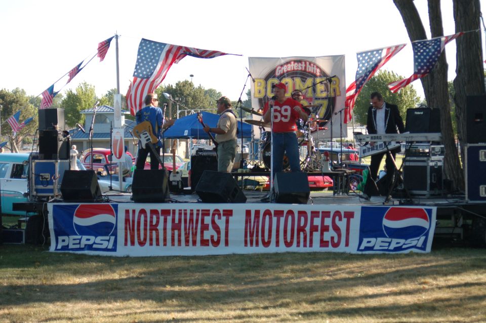 The band at the 4th of July Carbecue