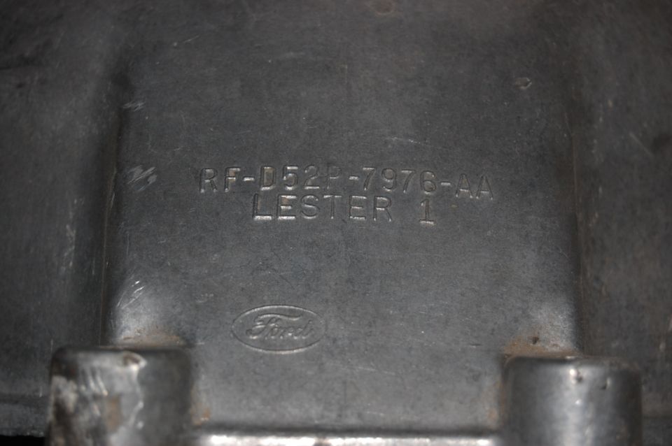 Ford part with casting numbers RF-D52P-7976-AA and LESTER 1