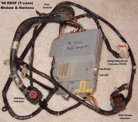 1983 Ford Bronco - SOLD ESOF Module from a '96 EB Bronco (date code 5K30) passes self-test Probably compatible with all Electronic Shift-On-the-Fly transfer c…