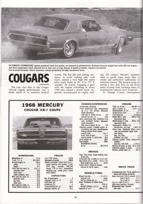 1968 Mercury Cougar