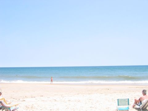 1985 Ford LTD Crown Victoria - A sunny day at the beach with gentle waves rolling onto the shore.