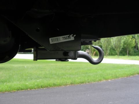 1994 Ford Bronco - A sticker with the number 75038 is visible on the trailer hitch assembly.