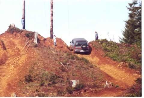 1989 Ford Bronco - Big hill for a stock bronco