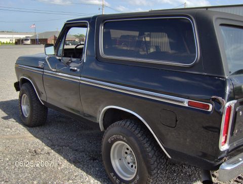 1978 Ford Bronco - 1978 Ford Bronco shown from the driver's side 3/4 front angle.