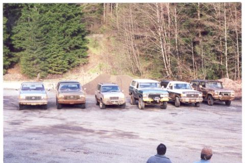 1989 Ford Bronco - Alvie, Myself, Anne, Steve, Chris, and Jon