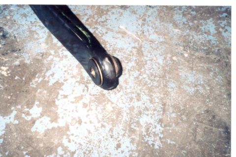 1989 Ford Bronco - Closeup of the poly bushing