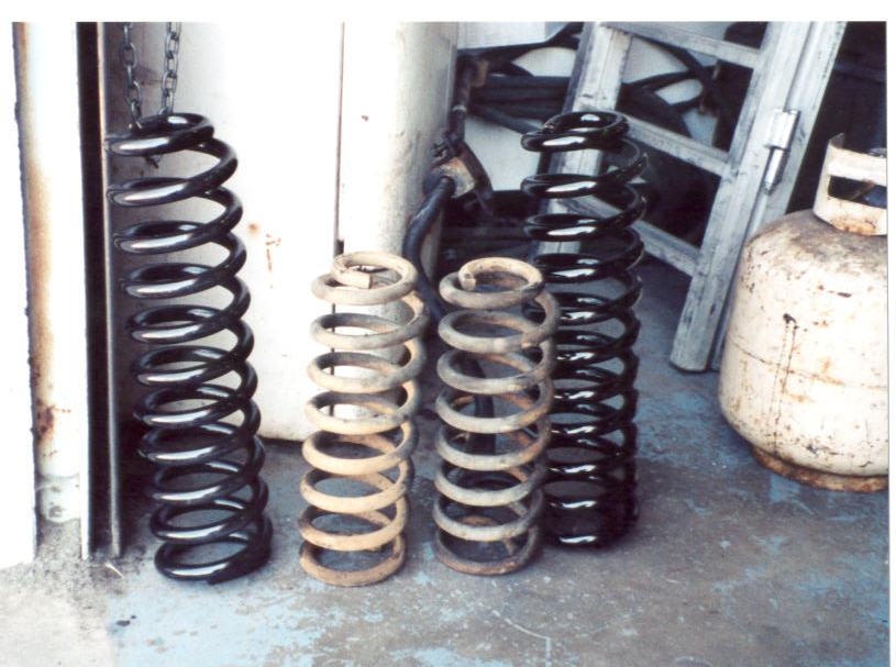 New springs are alot longer than the old ones