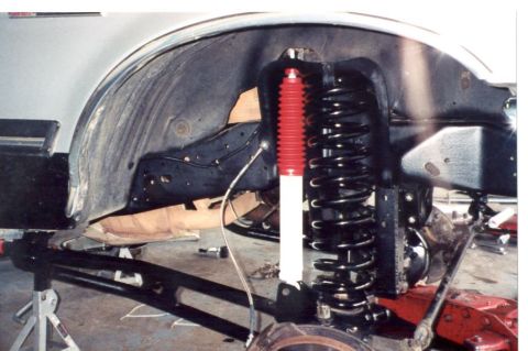 1989 Ford Bronco - Passenger side all together with shock