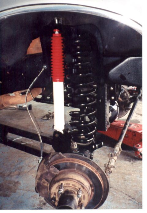 1989 Ford Bronco - Passenger side just before we put the wheels back on