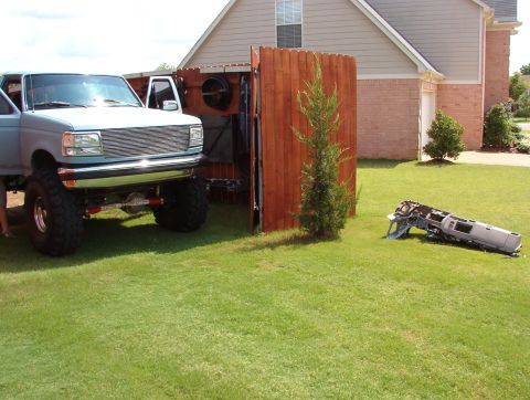 1994 Ford Bronco - The glove box strike has been broken out for a long time, so we finally found a good dash in a junkyard. This one is from a '96 F150, and i…