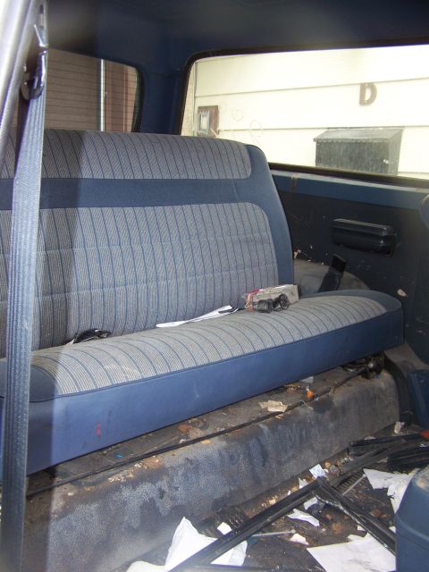 1986 Ford Bronco - I'll quote my 4 year old son "trashy and dirty"...