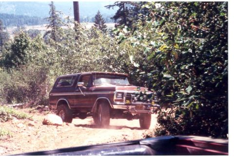 1989 Ford Bronco - Jon in the sun