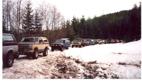 1989 Ford Bronco - This is a long line of trucks