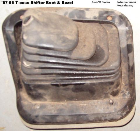 1983 Ford Bronco - SOLD Shift Boot for '87-96 Transfer Case (SEE THIS PIC: http://www.supermotors.net/vehicles/registry/media/575365 ) Fits Bronco & all 4WD F…