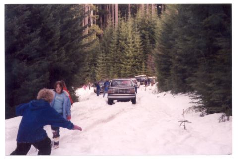 1989 Ford Bronco - The snow is getting deeper