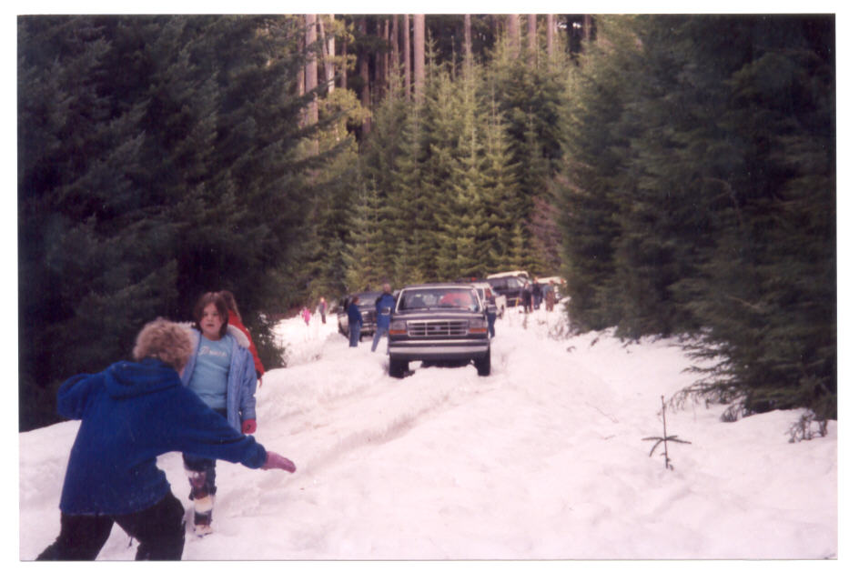 The snow is getting deeper