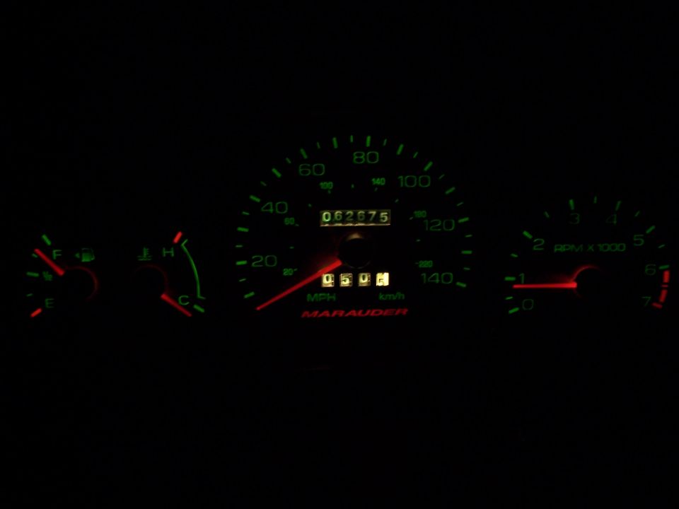 Marauder Dash at night