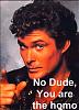 1979 Chevrolet C/K Pickup - Photo of David Hasselhoff with a text overlay, not a vehicle.