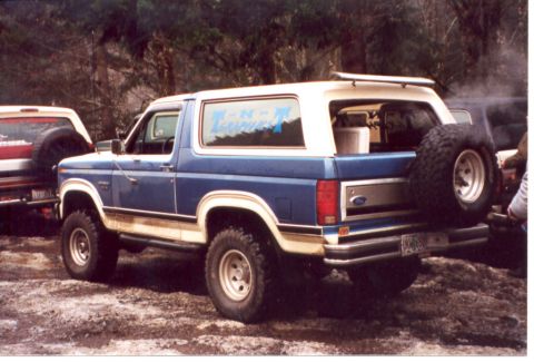 1989 Ford Bronco - Uncle Todds first run with the club
