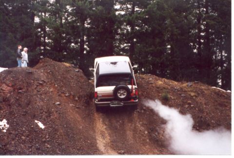 1989 Ford Bronco - Chris D hit this hill at like 90 mph and made it