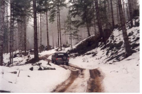 1989 Ford Bronco - Jon got this pic of me on a trail