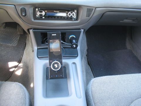 2001 Ford Crown Victoria - Sirius S50 mounted to a piece of plastic I had lying around.