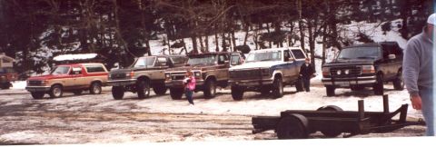 1989 Ford Bronco - Group shot at Rogers (except chris, he went exploring)