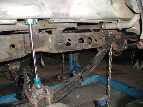 1980 Ford Bronco - Rear spring mount & shackle
