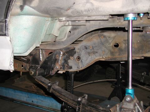 1980 Ford Bronco - Front spring mount