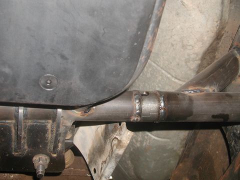 1980 Ford Bronco - Attachment point for crossmember