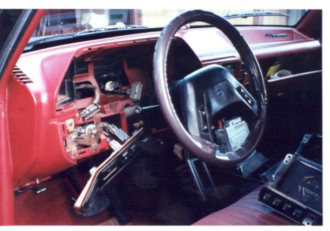 1989 Ford Bronco - Got sick of not having a tach. Went to light truck parts and got a cluster from a 1990 bronco with a factory tach and trip meter. Looks alo…