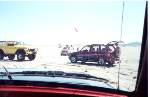 1989 Ford Bronco - We also did some good guy stuff, like pulling out some other motorists