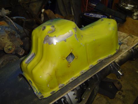 1978 Ford Bronco - Pulled the pan to put in a new HV pump