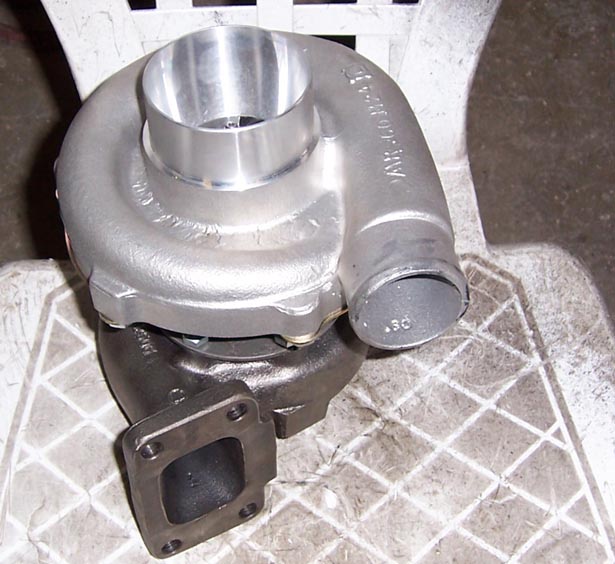 Turbocharger with AR.60 A/R marking and .30 cast into housing