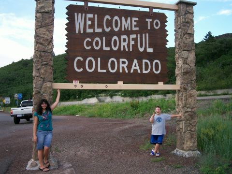 1993 Ford Bronco - Kids at CO state line