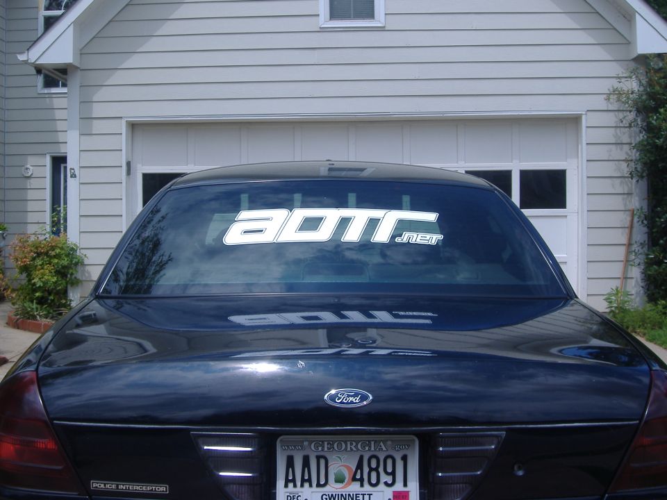 rear after replacement
(in driveway)