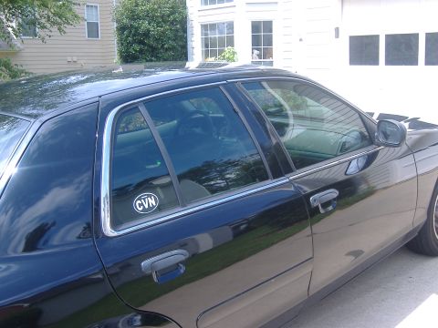 2001 Ford Crown Victoria - Pass. side after replacement (in driveway)