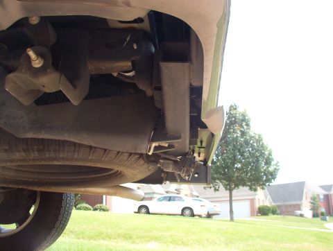 1983 Ford Bronco - Stock Hitch Reciever on an '05 F150 FX4 Screw