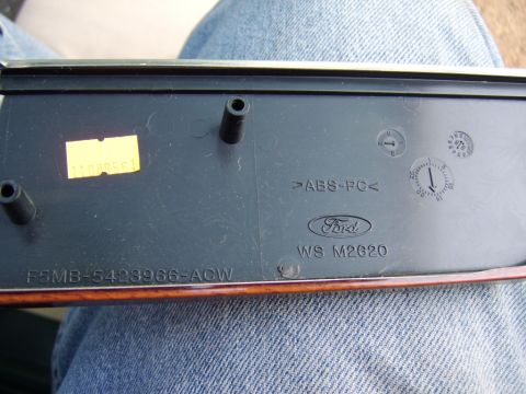 1996 Mercury Grand Marquis - old stock trim backside