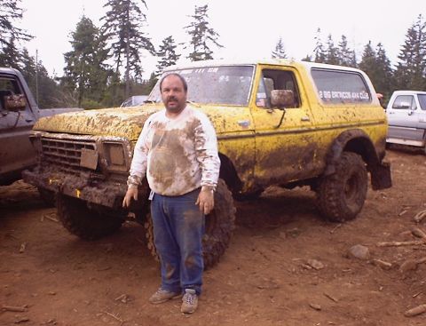 1989 Ford Bronco - Steve, his white shirt and the bronco