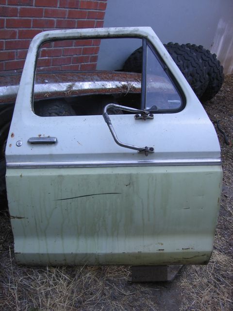 1989 Ford Bronco - This is a detached truck door, not a 1989 Ford Bronco.