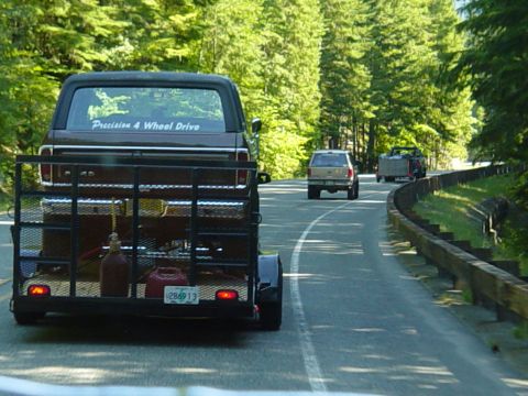 1989 Ford Bronco - Heading back the right way after 25 mile extra scenic route