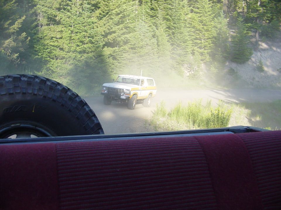 One hour after we get to camp its time for some dusty wheelin